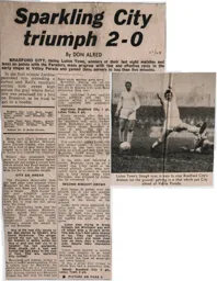 Match Report: Bradford City vs Luton Town FC (2nd Dec 1967)