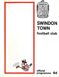 Programme: Swindon Town vs Luton Town FC (6th Jan 1968)