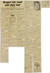 Match Report: Luton Town FC vs Newport County (20th Jan 1968)