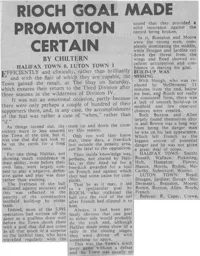 Match Report: Halifax Town vs Luton Town FC (20th Apr 1968)