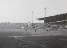 Keith Allen is on the spot as John Moore`s shot hits the back of the net for the first goal (4)
