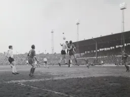Keith Allen is on the spot as John Moore`s shot hits the back of the net for the first goal (5)