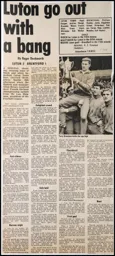 Match Report: Luton Town FC vs Brentford (11th May 1968)