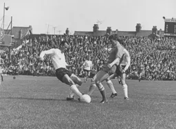 Laurie Sheffield wins a tackle