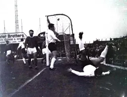 Laurie Sheffield goes flat on his back