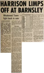 Match Report: Barnsley vs Luton Town FC (8th Oct 1968)