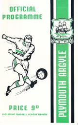 Programme: Plymouth Argyle vs Luton Town FC (19th Oct 1968)