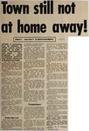 Match Report: Walsall vs Luton Town FC (5th Nov 1968)