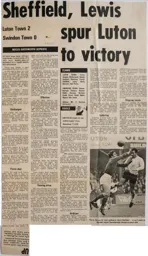 Match Report: Luton Town FC vs Swindon Town (9th Nov 1968)