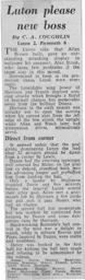 Match Report: Luton Town FC vs Plymouth Argyle (21st Dec 1968)