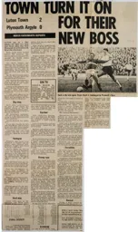 Match Report: Luton Town FC vs Plymouth Argyle (21st Dec 1968)