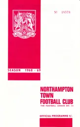 Programme: Northampton Town vs Luton Town FC (28th Dec 1968)