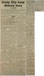 Match Report: Manchester City vs Luton Town FC (4th Jan 1969)