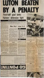 Match Report: Manchester City vs Luton Town FC (4th Jan 1969)