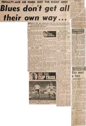 Match Report: Manchester City vs Luton Town FC (4th Jan 1969)