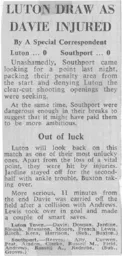 Match Report: Luton Town FC vs Southport (8th Apr 1969)