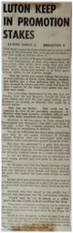 Match Report: Luton Town FC vs Brighton & Hove Albion (12th Apr 1969)