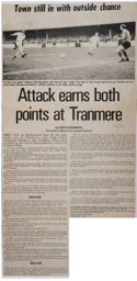 Match Report: Tranmere Rovers vs Luton Town FC (18th Apr 1969)