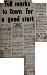 Match Report: Luton Town FC vs Barrow (9th Aug 1969)