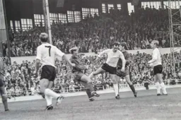 Collins, Sheffield and Lewis looking for the ball