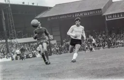 Malcolm Madonald sprints to the ball