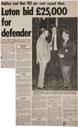 Match Report: Luton Town FC vs Halifax Town (26th Aug 1969)