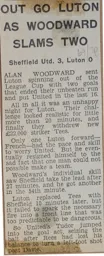 Match Report: Sheffield United vs Luton Town FC (23rd Sep 1969)