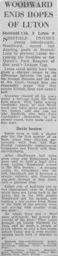 Match Report: Sheffield United vs Luton Town FC (23rd Sep 1969)