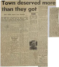 Match Report: Plymouth Argyle vs Luton Town FC (27th Sep 1969)