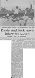 Match Report: Bournemouth vs Luton Town FC (15th Nov 1969)
