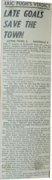Match Report: Luton Town FC vs Rochdale (22nd Nov 1969)