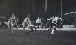 Malcolm Macdonald drives down the wing