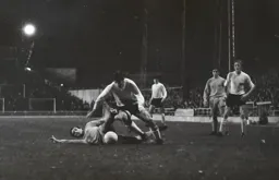 Malcolm Macdonald takes a tumble