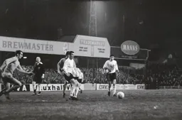 Matt Tees waits for the ball in the box