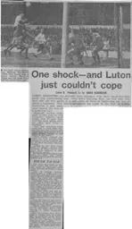 Match Report: Luton Town FC vs Plymouth Argyle (17th Jan 1970)