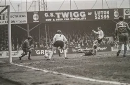 John Collins watches Argyle keeper save from Matt Tees