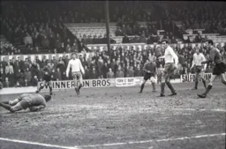 Matt Tees sees his effort saved