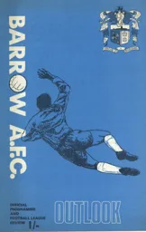 Programme: Barrow vs Luton Town FC (14th Feb 1970)