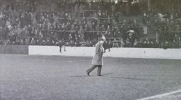 Alec Stock at the end of the match