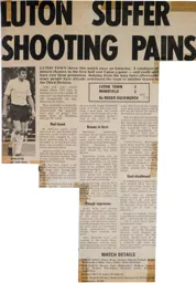 Match Report: Luton Town FC vs Mansfield Town (14th Mar 1970)
