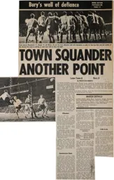 Match Report: Luton Town FC vs Bury (17th Mar 1970)