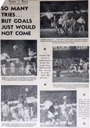 Match Report: Luton Town FC vs Bury (17th Mar 1970)