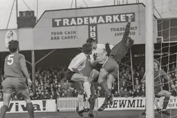 Macdonald and Busby bully the goalkeeper