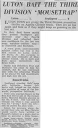 Match Report: Luton Town FC vs Southport (14th Apr 1970)