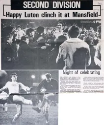 Match Report: Mansfield Town vs Luton Town FC (20th Apr 1970)