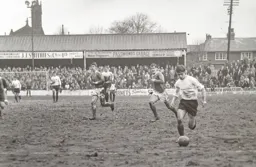 Viv Busby ploughs through the mud