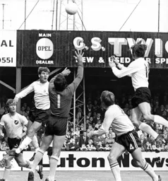 Don Givens rises highest