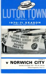 Programme Front cover