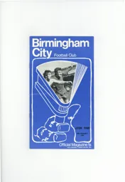 Programme: Birmingham City vs Luton Town FC (29th Aug 1970)