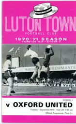 Programme Front Cover